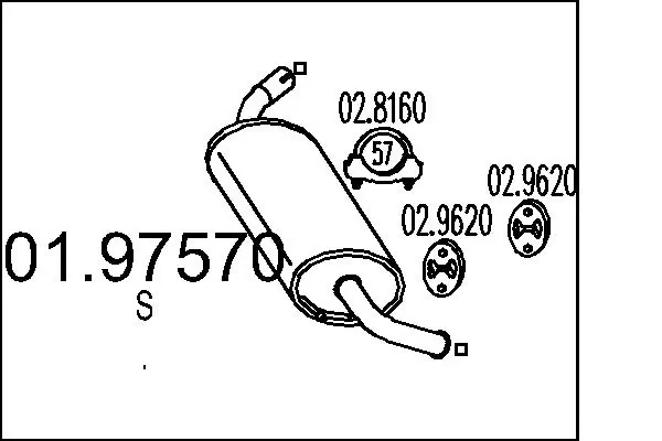 Comprar Silenciador trasero Fiat Ducato II 230L a bajo precio