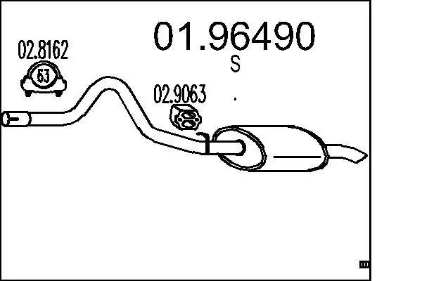 Comprar Silenciador trasero Land Rover Discovery I LG, LJ a bajo precio
