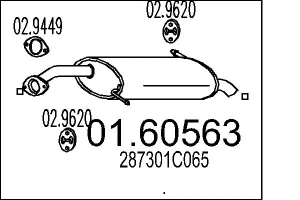 Comprar Silenciador trasero Hyundai Getz  TB a bajo precio