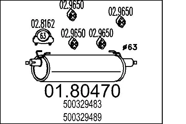 Comprar Silenciador trasero Iveco Daily VI  a bajo precio