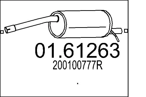 Comprar Silenciador trasero Renault DUSTER I HS a bajo precio