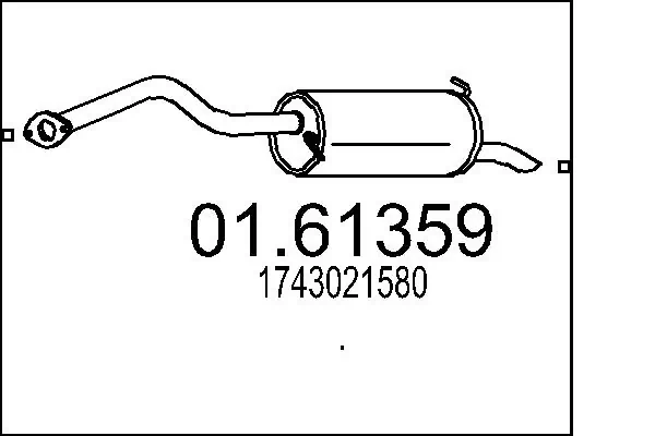 Comprar Silenciador trasero Toyota Prius  NHW20 a bajo precio