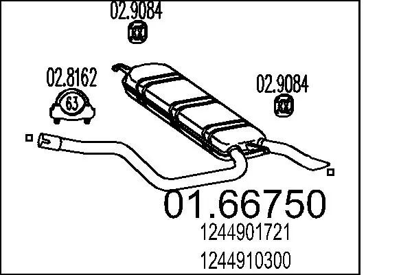 Comprar Silencioso trasero E  S124