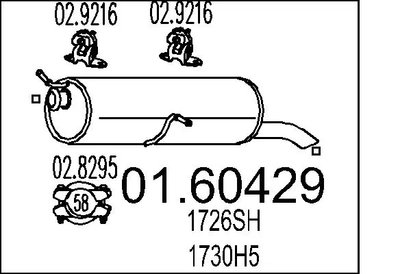 Comprar Silenciador trasero Citroen C4  LC a bajo precio