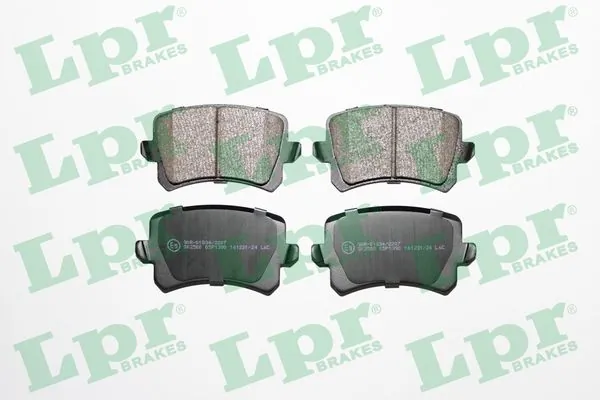 05P1390 LPR Pastillas freno traseras