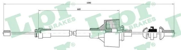 Cable de embrague Renault 9  desde 9,70 €