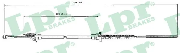 Cable embrague para Fiat Ducato I (280)