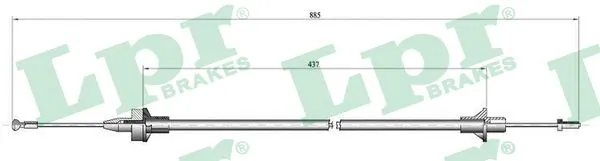 Cable embrague Escort  furgoneta (1995-2001) original desde 9,23 €