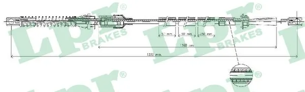 Cable Bowden Ford Transit plataforma a bordo comprar en España