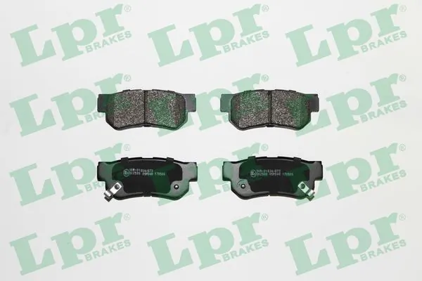 05P848 LPR Pastillas freno traseras