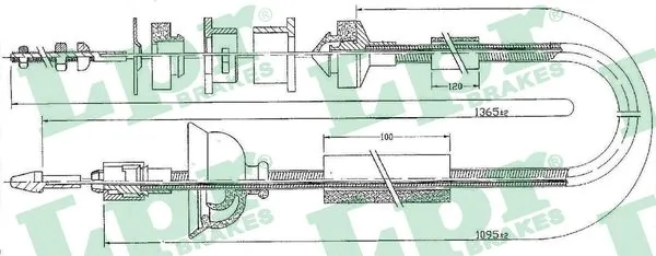 Cable de accionamiento del embrague Peugeot 405 I (1987-1992)