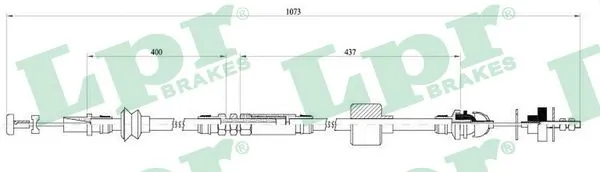 Precio del repuesto Cable embrague Polo IV hatchback