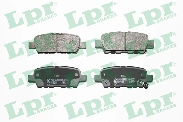 05P1862 LPR Pastillas freno traseras