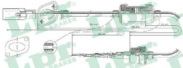 Cable de embrague para Fiat Punto 176C