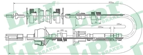 Cable embrague para Peugeot 406  (8C)