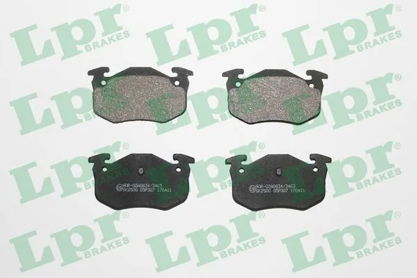 05P307 LPR Pastillas freno traseras
