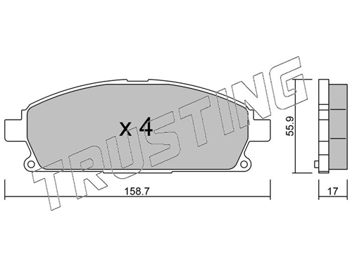 Pastillas de freno delanteras Acura MDX 1 YD1