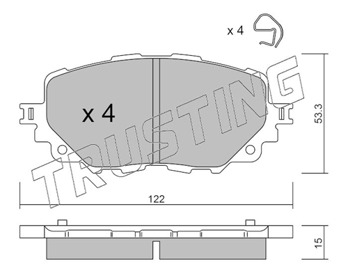 Pastillas de freno delanteras Mazda MX-5 4 ND