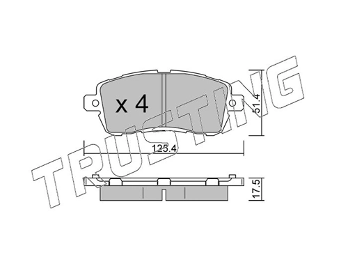 Precio del repuesto Pastillas de freno delanteras Ka  hatchback