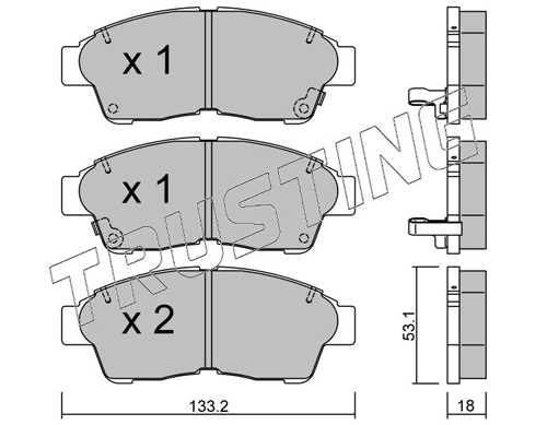 Comprar Pastillas delanteras de freno Camry V20