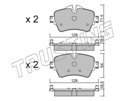 Pastillas de freno delanteras MINI Cooper F57