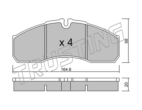 Juego de pastillas de freno Renault Trucks Mascott (HH)