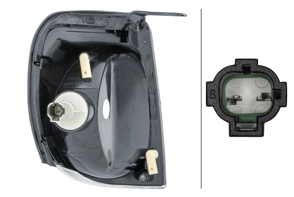 2BA964255011 HELLA Intermitente izquierdo
