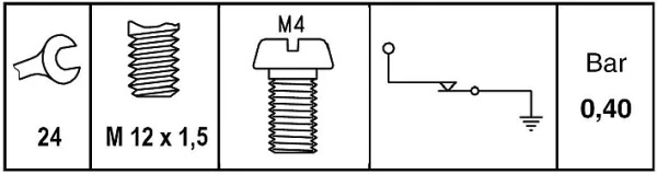  Sensor de presión de aceite SsangYong Rexton 1