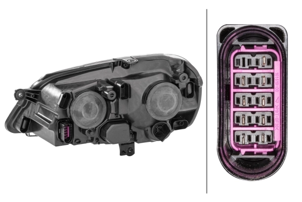 Luz derecha para Volkswagen Polo IV 9N, 9A