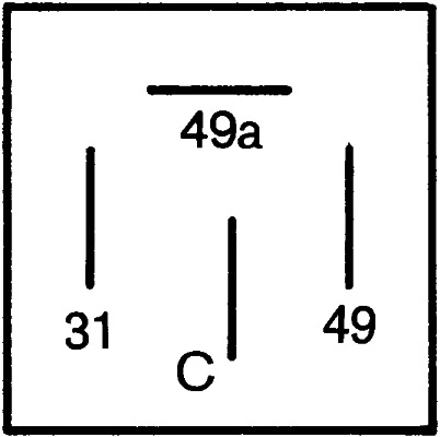 4DB001887041 HELLA Intermitente de espejo