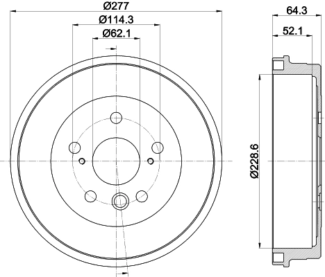 Comprar Tambor de freno trasero Toyota RAV4 I XA