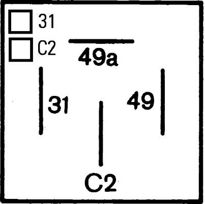 4DM003360021 HELLA Intermitente de espejo