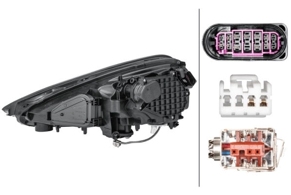 Luz derecha para Porsche Cayenne II 92A