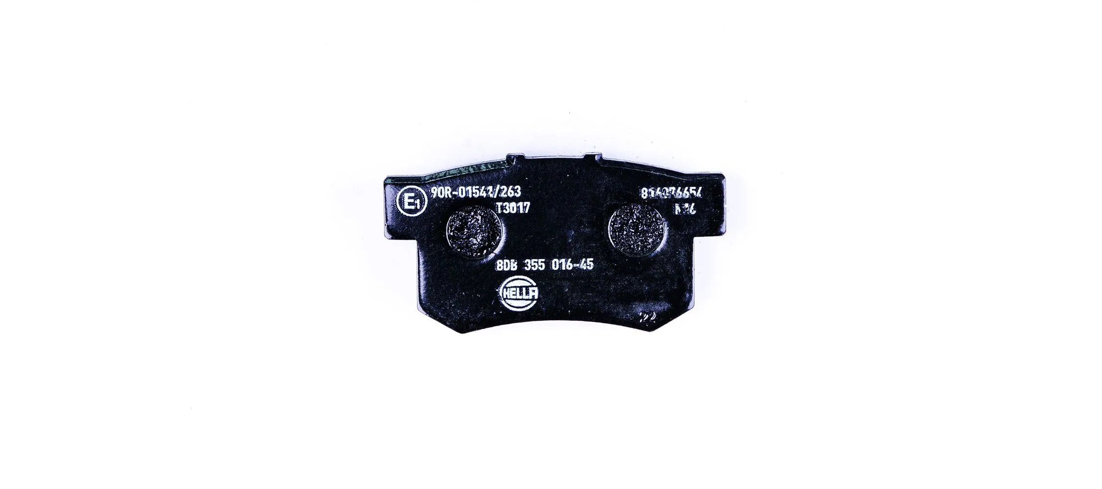 8DB355016451 HELLA Pastillas freno traseras