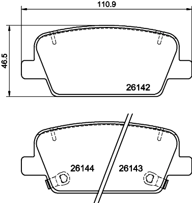 Comprar Pastillas de freno traseras Hyundai Santa Fe IV TM, TMA
