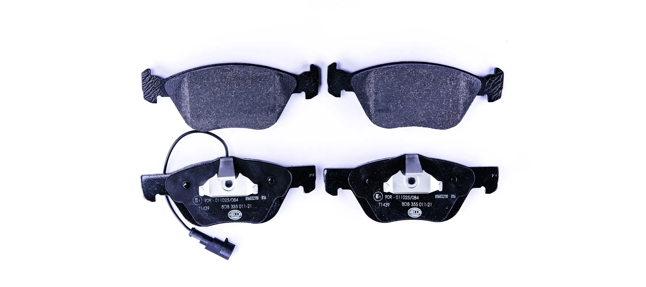 HELLA 8DB355011211 término análogo FIAT 7 736 665 9 pastillas de freno delanteras