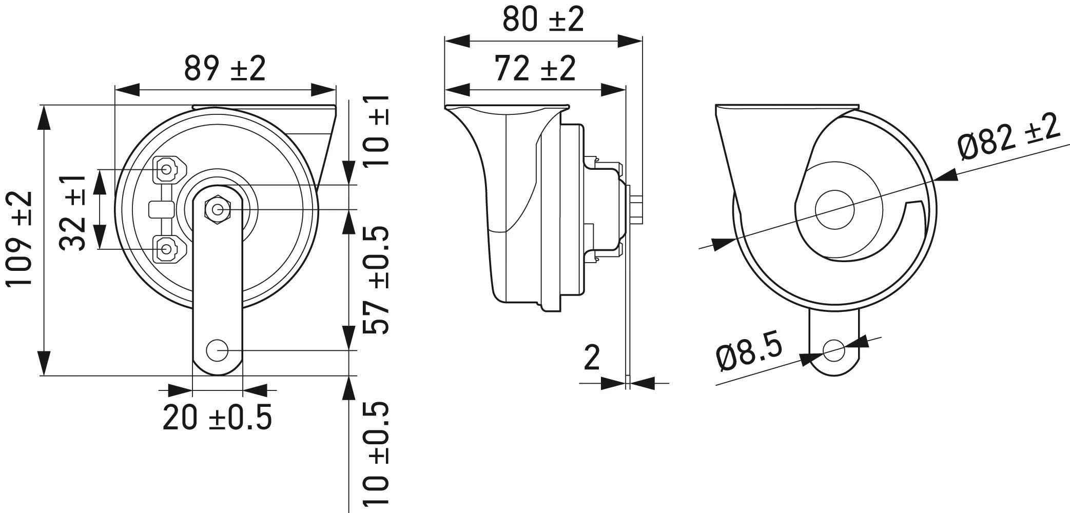 Claxon HELLA 3FH007424801 precio, desde 23,63 EUR