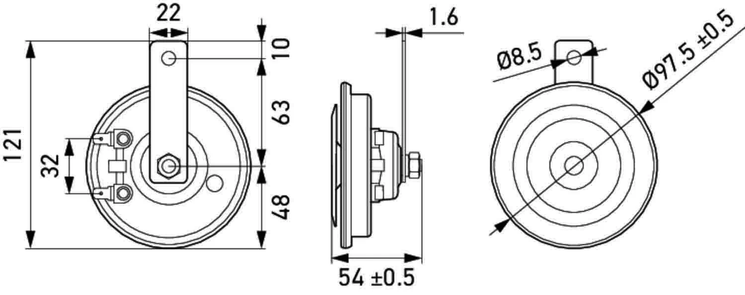 Claxon Mercedes 0035421620 precio, desde 16,55 EUR
