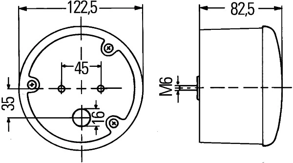 2SB964169537 HELLA Piloto trasero derecho