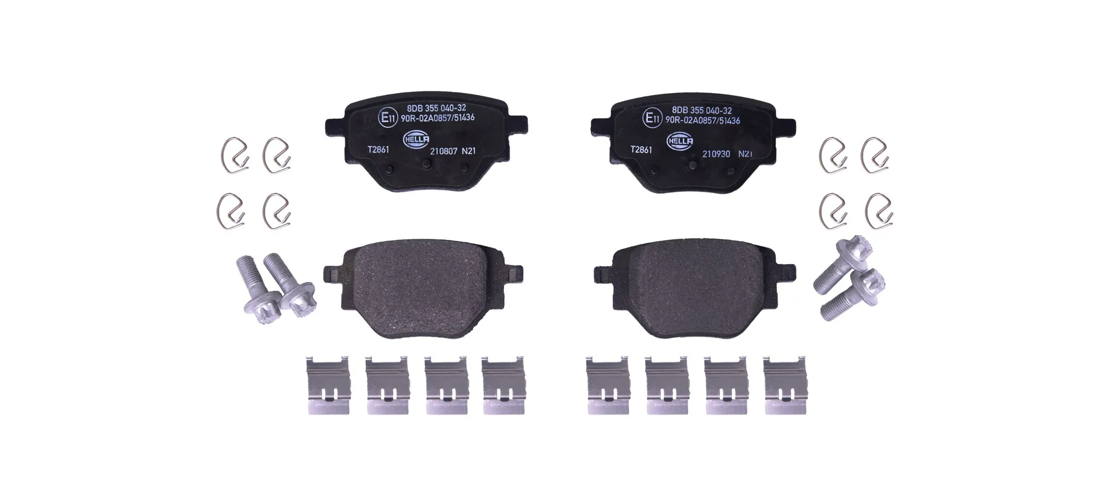Pastillas traseras Magneti Marelli PF1244
