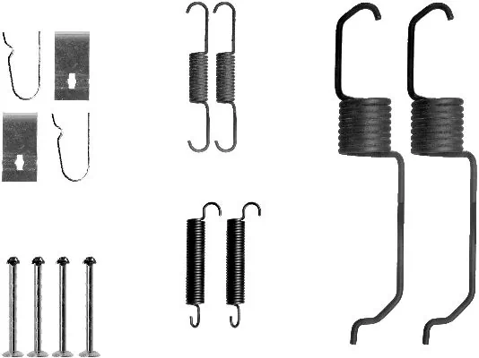 Comprar Kit de reparación del mecanismo de ajuste automático de zapatas de freno Mazda 626 V GF a bajo precio