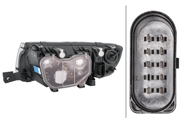 Faro delantero derecho para Skoda Fabia I (6Y5)