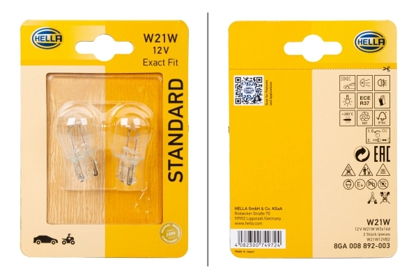 W21W12V Magneti Marelli Bombilla de cruce