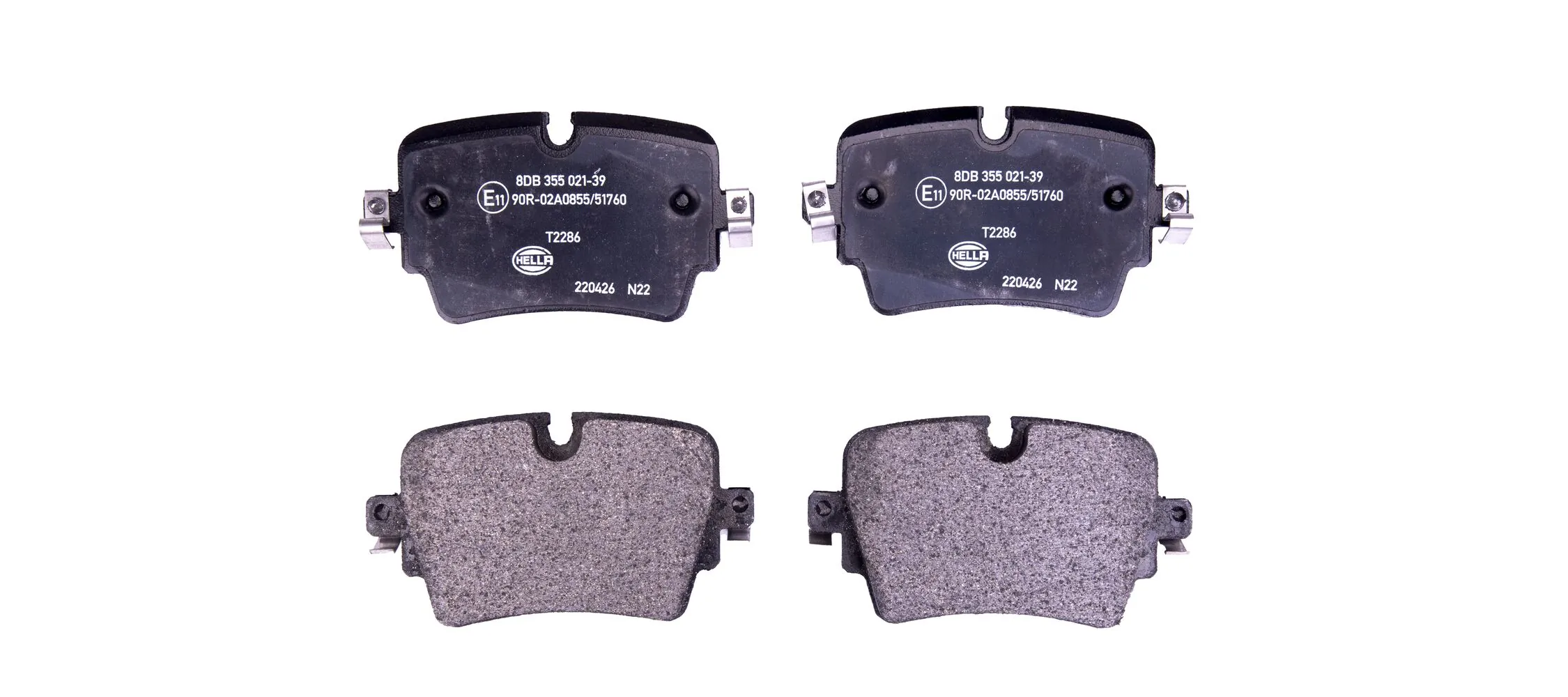 T2R12793 Jaguar Pastillas freno traseras