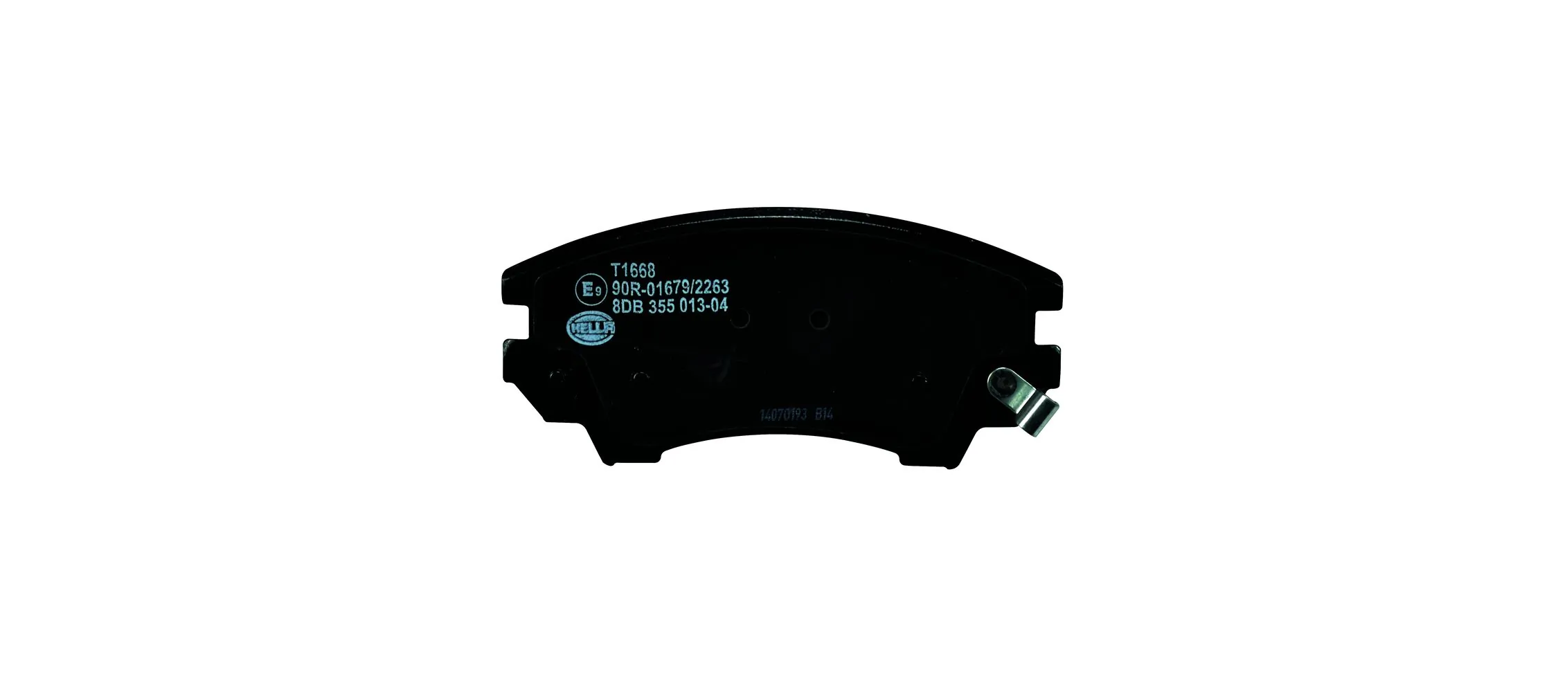8DB355013041 HELLA Pastillas delanteras