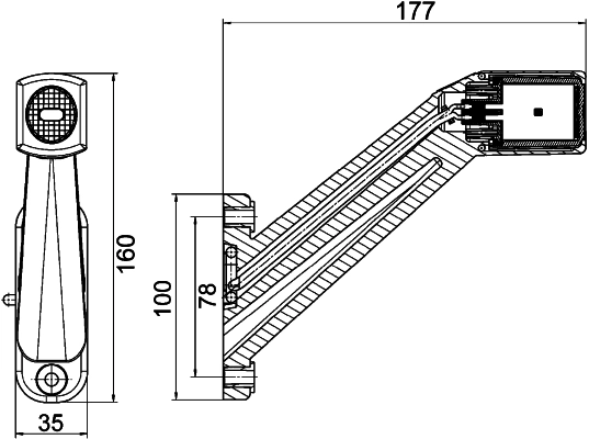 2VP340961121 HELLA Piloto trasero derecho