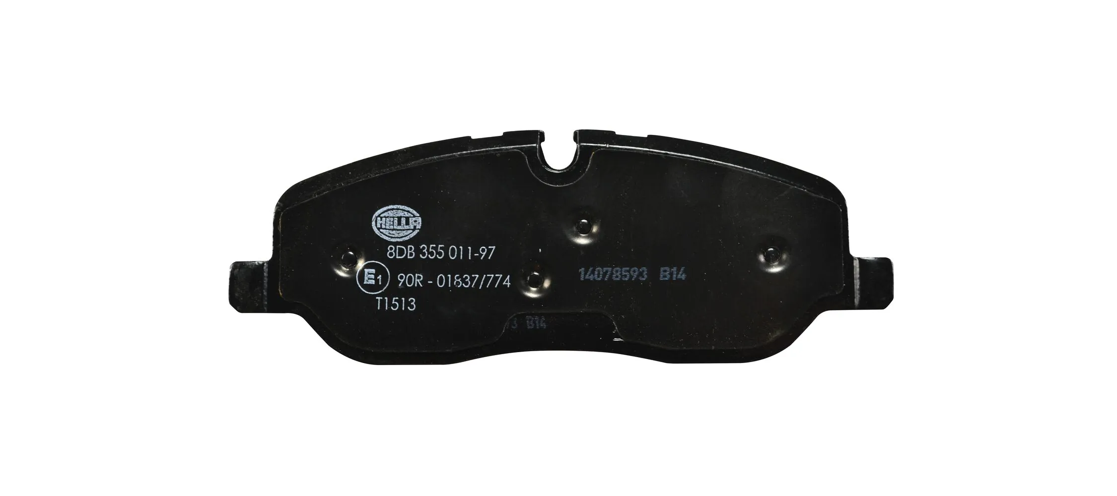 8DB355011971 HELLA Pastillas delanteras