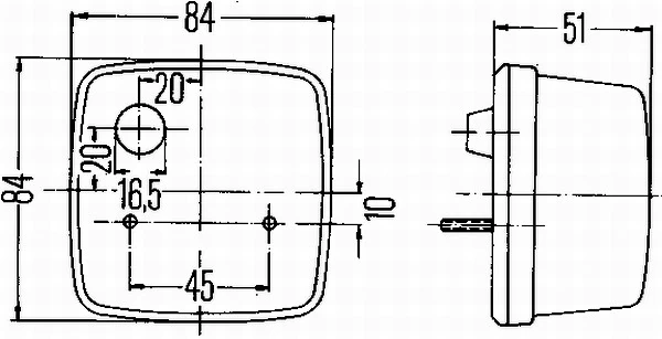 2BA003014017 HELLA Piloto intermitente izquierdo/derecho