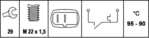 Sensor de temperatura  Volkswagen Caddy I pick-up (14) (1979 - 1996) precio, desde 15,28 EUR