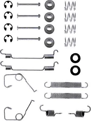 Kit de montaje de zapatas de freno traseras para Ford Transit E